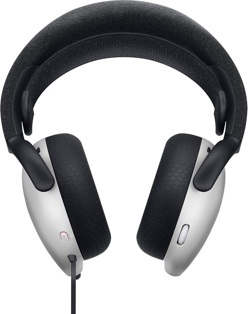 Alienware AW520H Wired Gaming Headset - Dolby Atmos, Unidirectional, AlienFX 16.8 Million RGB Colors, Microphone Mute, Volume On-headset Controls, 40mm Hi-Res Certified - Lunar Light (REFURBISHED-LIKE NEW)