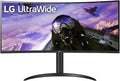 LG 34BP65C-B 34” 21:9 QHD UltraWide™ Curved Monitor with 1ms MBR, HDR10, 160Hz Refresh Rate & AMD FreeSync™ Premium (NEW)