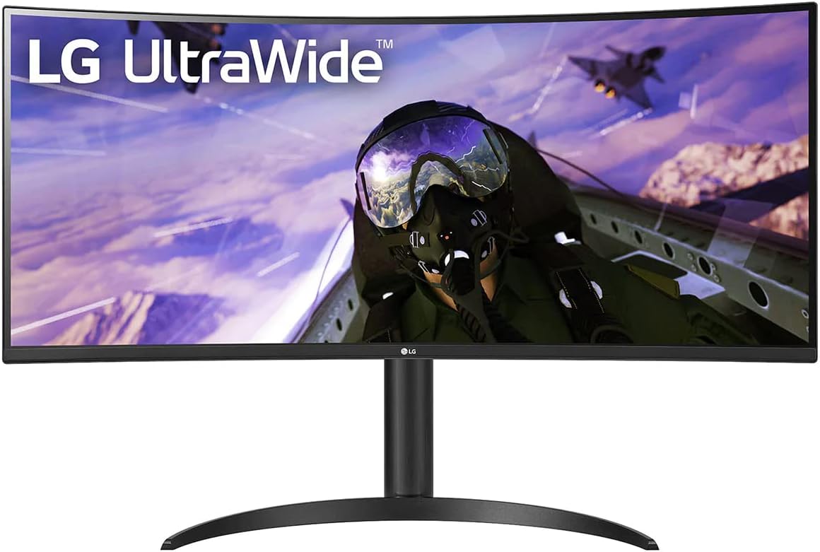 LG 34BP65C-B 34” 21:9 QHD UltraWide™ Curved Monitor with 1ms MBR, HDR10, 160Hz Refresh Rate & AMD FreeSync™ Premium (REFURBISHED-LIKE NEW)