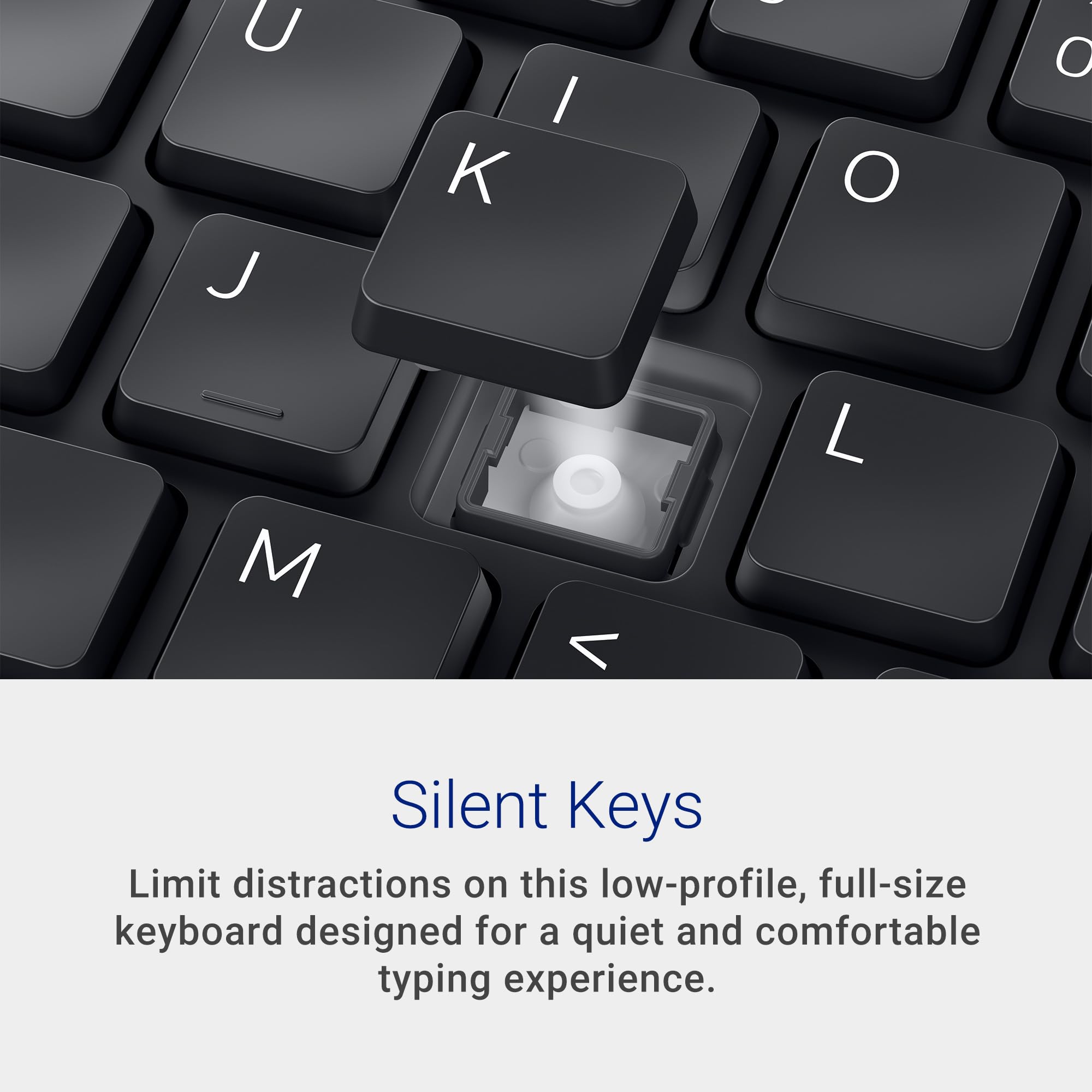 Dell Wireless Keyboard and Mouse - KM3322W, Wireless - 2.4GHz, Optical LED Sensor, Mechanical Scroll, Anti-Fade Plunger Keys, 6 Multimedia Keys, Tilt Leg - Black (NEW)