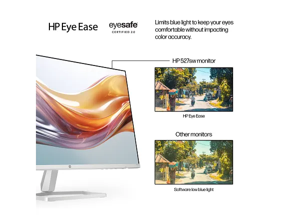 HP Series 5 27 inch FHD White Monitor - 527SW (REFURBISHED-LIKE NEW)