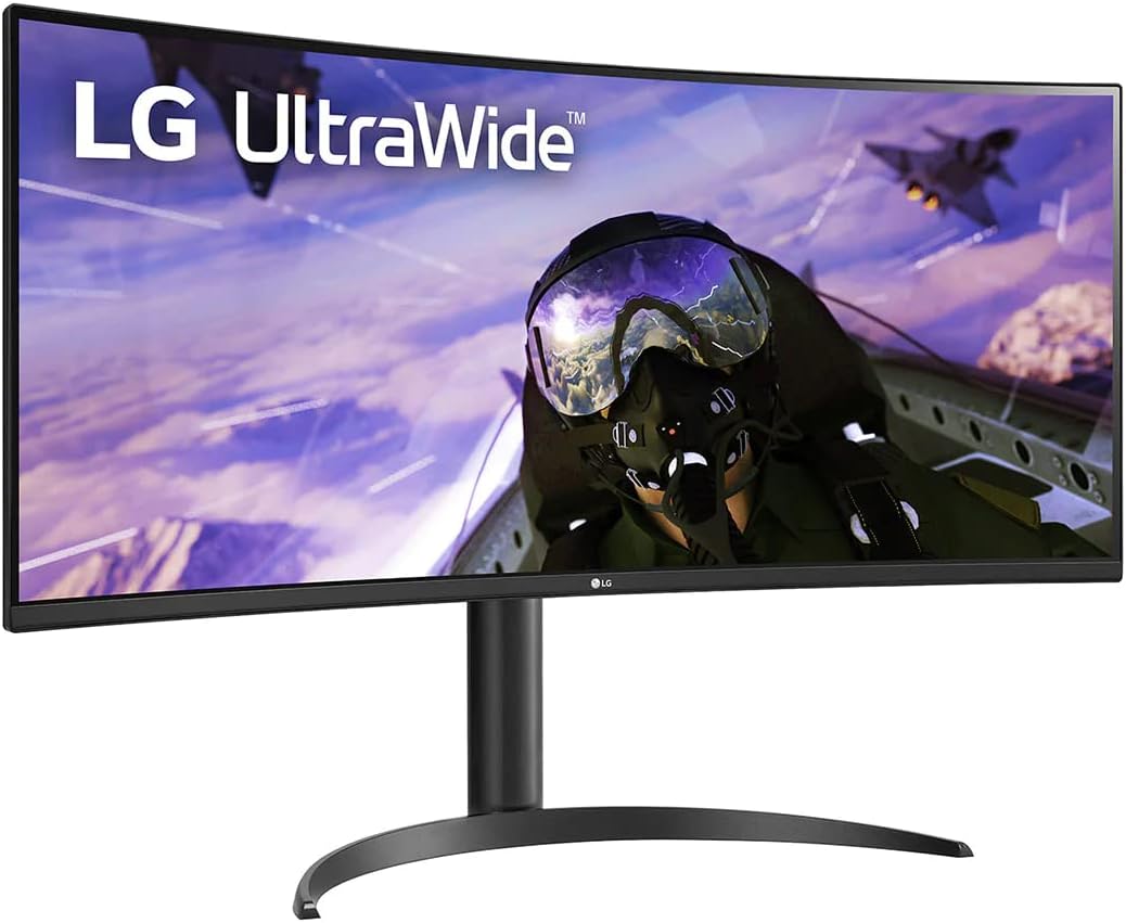 LG 34BP65C-B 34” 21:9 QHD UltraWide™ Curved Monitor with 1ms MBR, HDR10, 160Hz Refresh Rate & AMD FreeSync™ Premium (REFURBISHED-LIKE NEW)