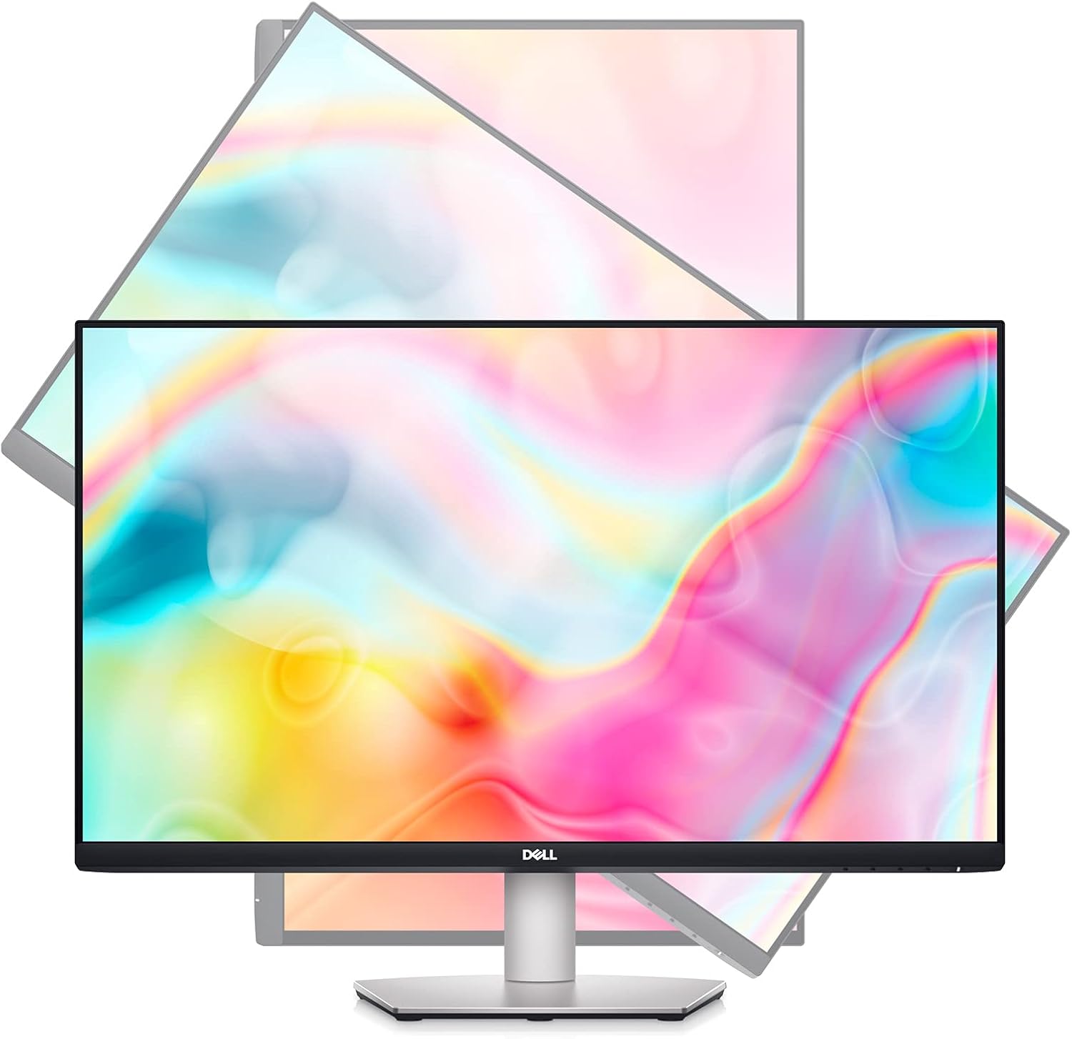 Dell S2722DC Monitor - 27-inch WQHD (2560x1440) 75Hz 4Ms Display, AMD FreeSync, Built in Speaker, USB Type-C Connectivity, Height/Pivot/Swivel/Tilt Adjust - Platinum Silver (NEW)