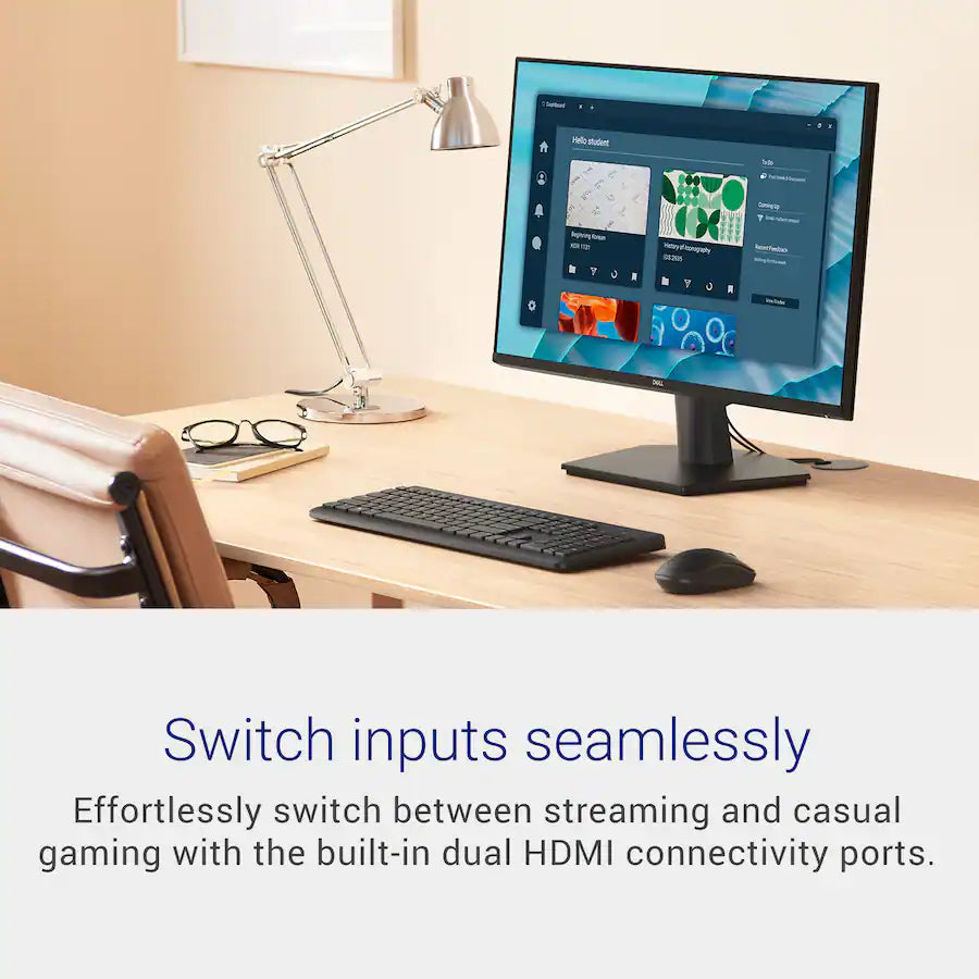 Dell SE2726HS 27" IPS LCD FHD Monitor, 144Hz FreeSync, Height Adjustable, Dual HDMI, Black (REFURBISHED-LIKE NEW)
