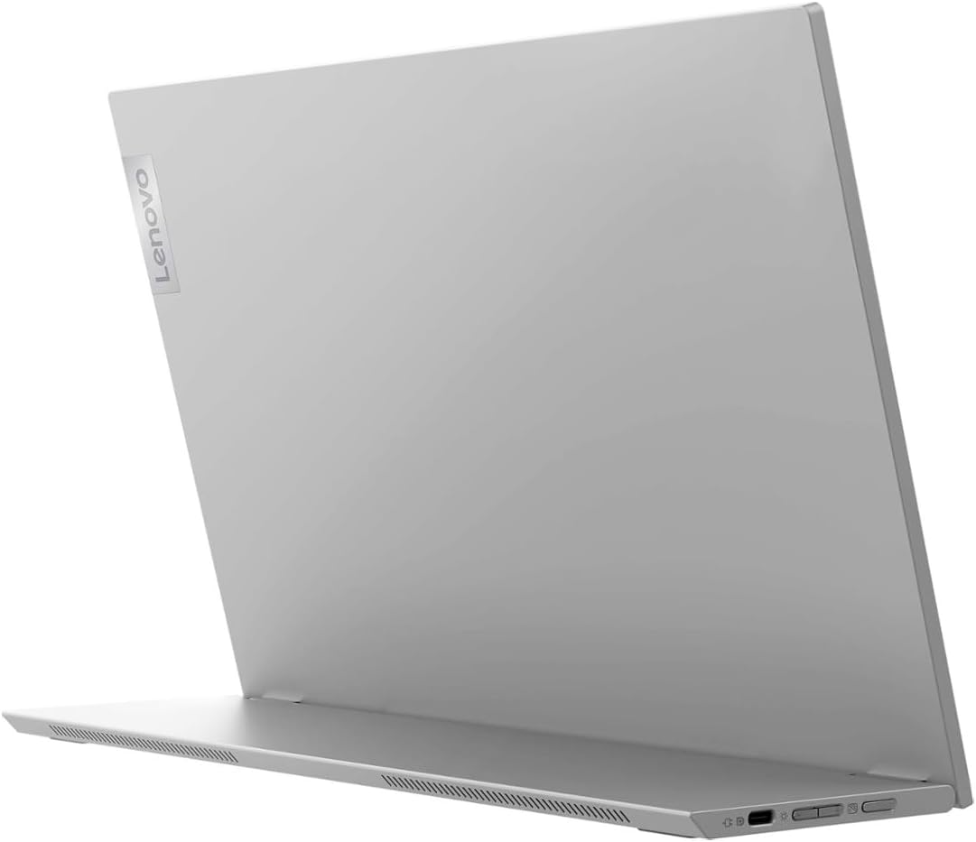 Lenovo L15 Portable Monitor, 15.6” Display, Full HD Resolution, IPS Panel, 250 nits Brightness, 60Hz Refresh Rate, USB-C Ports, Height-Adjustable Stand, Flicker-Free Technology (REFURBISHED-LIKE NEW)