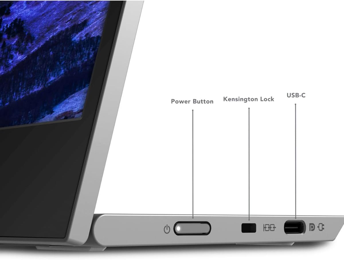 Lenovo L15 Portable Monitor, 15.6” Display, Full HD Resolution, IPS Panel, 250 nits Brightness, 60Hz Refresh Rate, USB-C Ports, Height-Adjustable Stand, Flicker-Free Technology (REFURBISHED-LIKE NEW)