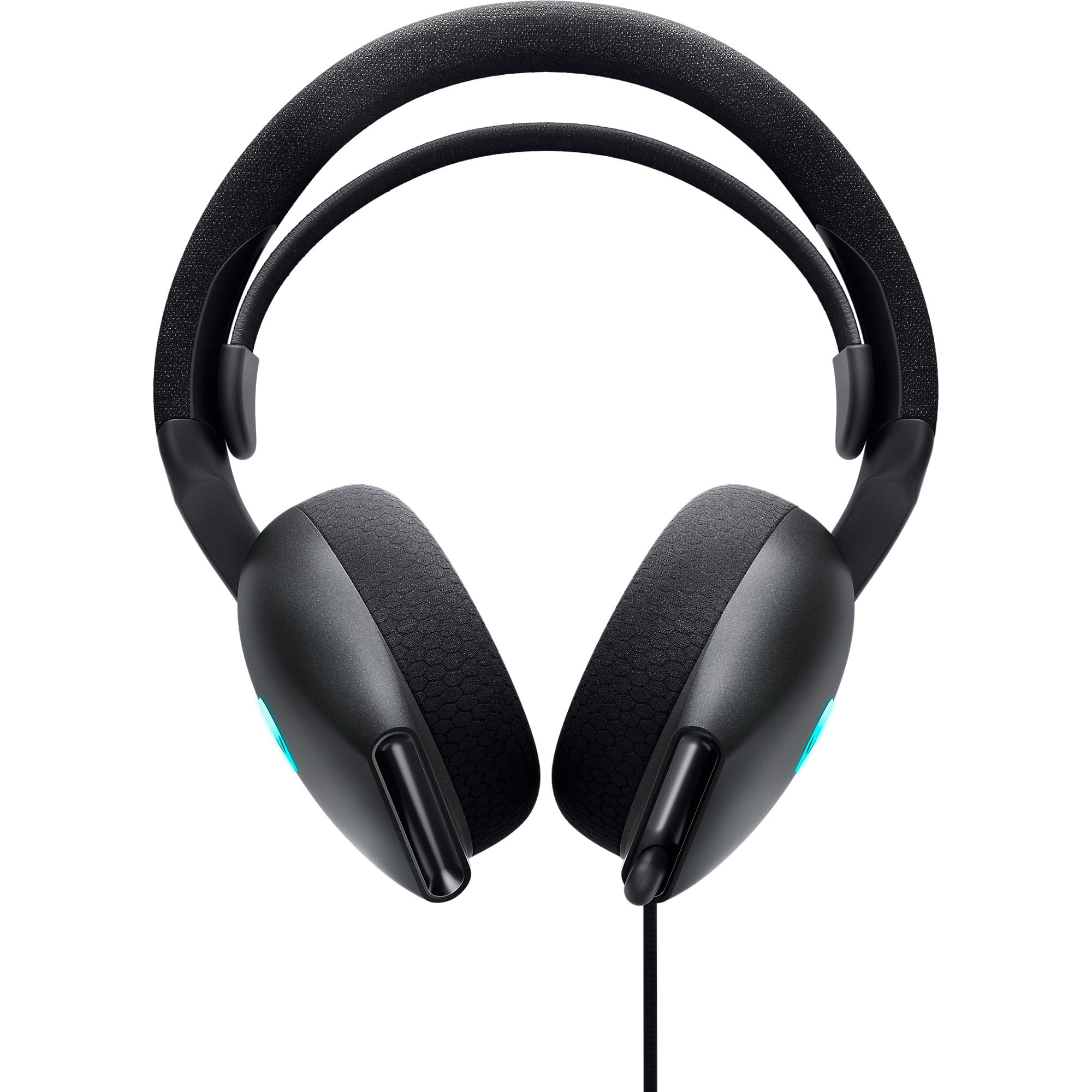 Alienware AW520H Wired Gaming Headset - Dolby Atmos, Unidirectional, AlienFX 16.8 Million RGB Colors, Microphone Mute, Volume On-headset Controls, 40mm Hi-Res Certified - Dark Side of the Moon (NEW)