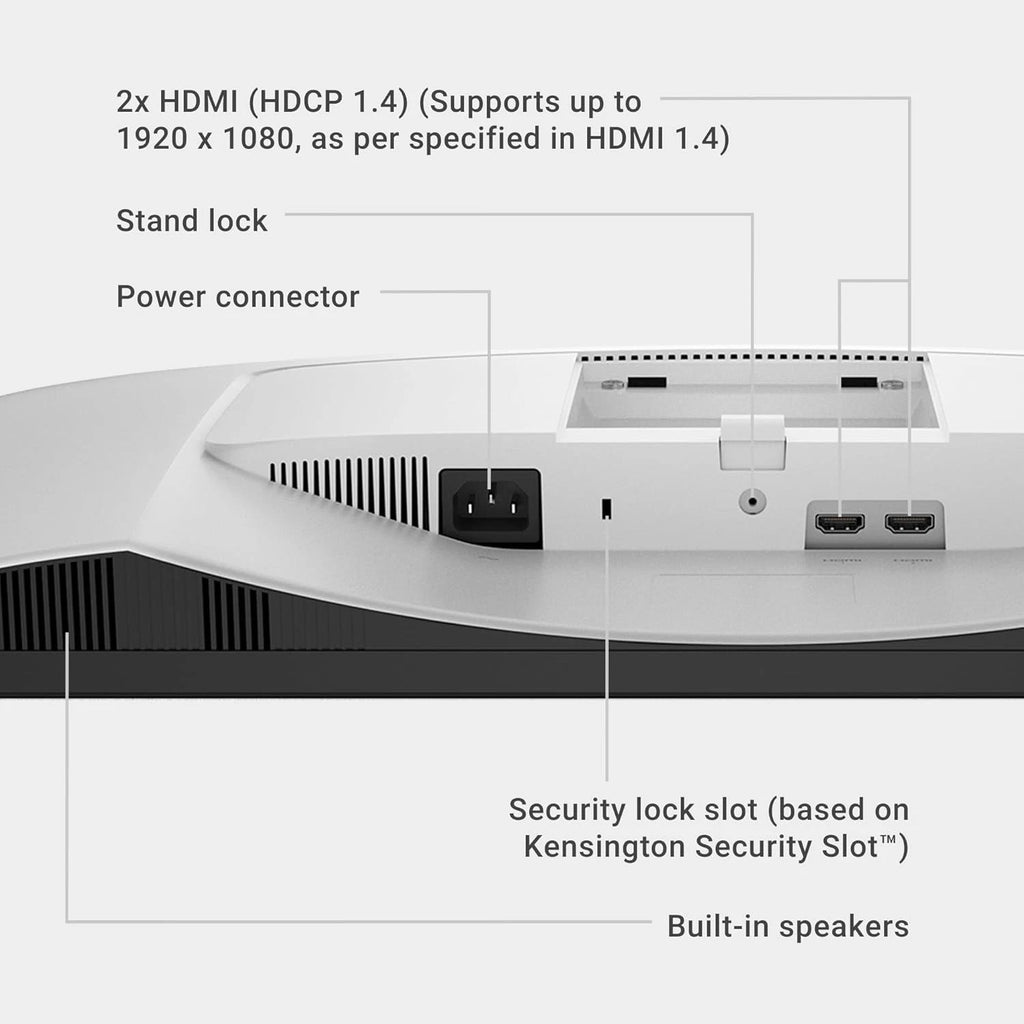 Dell 27 Plus Monitor - S2725HSM - 27-inch FHD (1920x1080) 144Hz 1ms Display, 2 x 3W Speakers, HDMI Connectivity, Height/Tilt/Pivot/Swivel Adjustability, AMD FreeSync - Ash White (NEW)