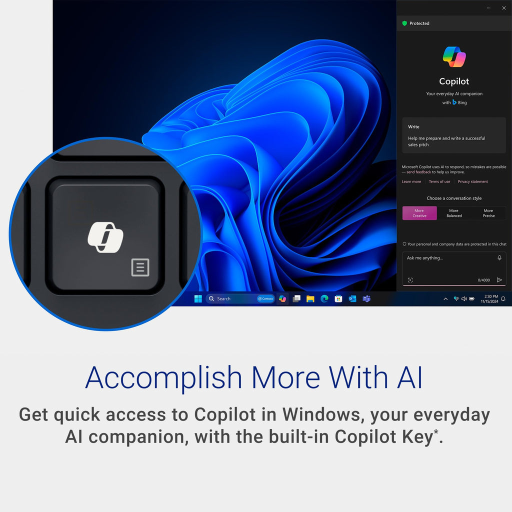 Dell Wireless Keyboard and Mouse - KM3322W, Wireless - 2.4GHz, Optical LED Sensor, Mechanical Scroll, Anti-Fade Plunger Keys, 6 Multimedia Keys, Tilt Leg - Black (NEW)