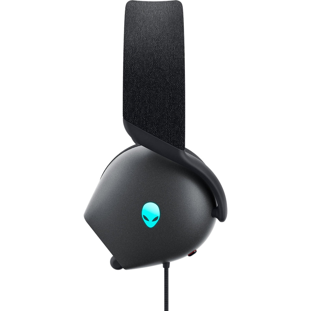 Alienware AW520H Wired Gaming Headset - Dolby Atmos, Unidirectional, AlienFX 16.8 Million RGB Colors, Microphone Mute, Volume On-headset Controls, 40mm Hi-Res Certified - Dark Side of the Moon (NEW)