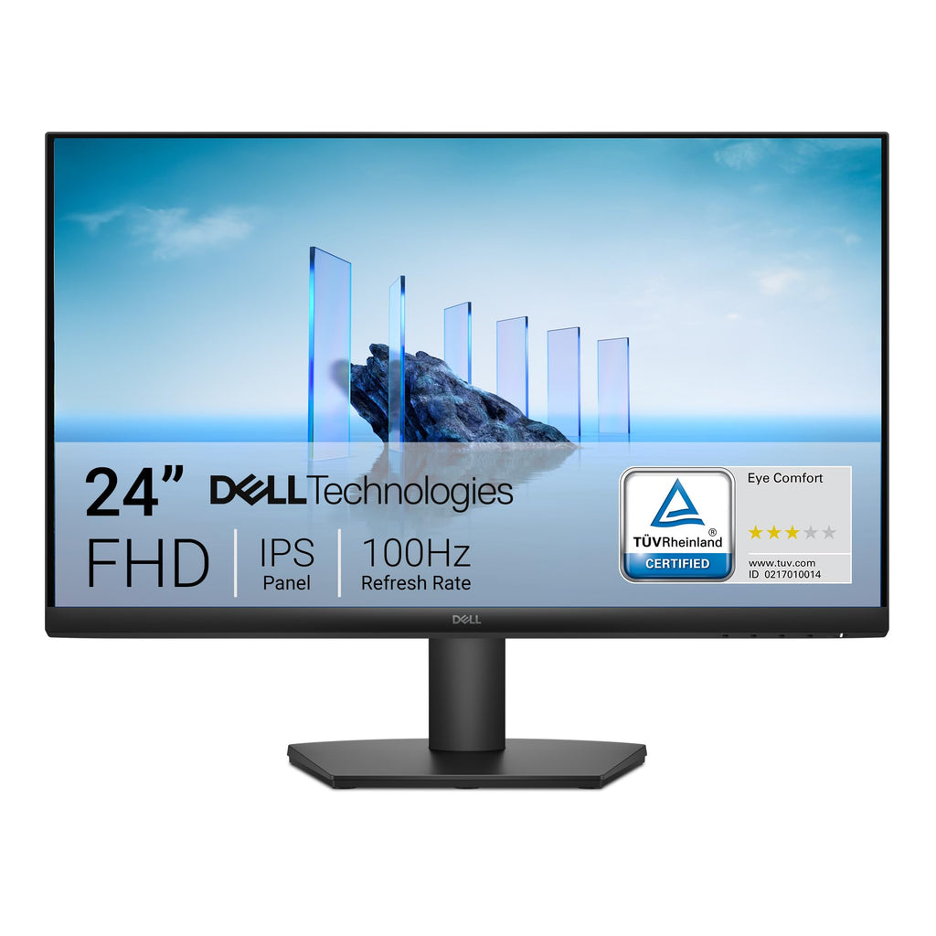 Dell 24 Monitor - SE2425HM - 23.8-inch Full HD (1920x1080) 16:9 100Hz Display, IPS Panel, 16.70 Million Colors, Anti-Glare, 1 HDMI / 1 VGA Port, TÜV Rheinland 3-Star*, Comfortview Plus - Black (NEW)