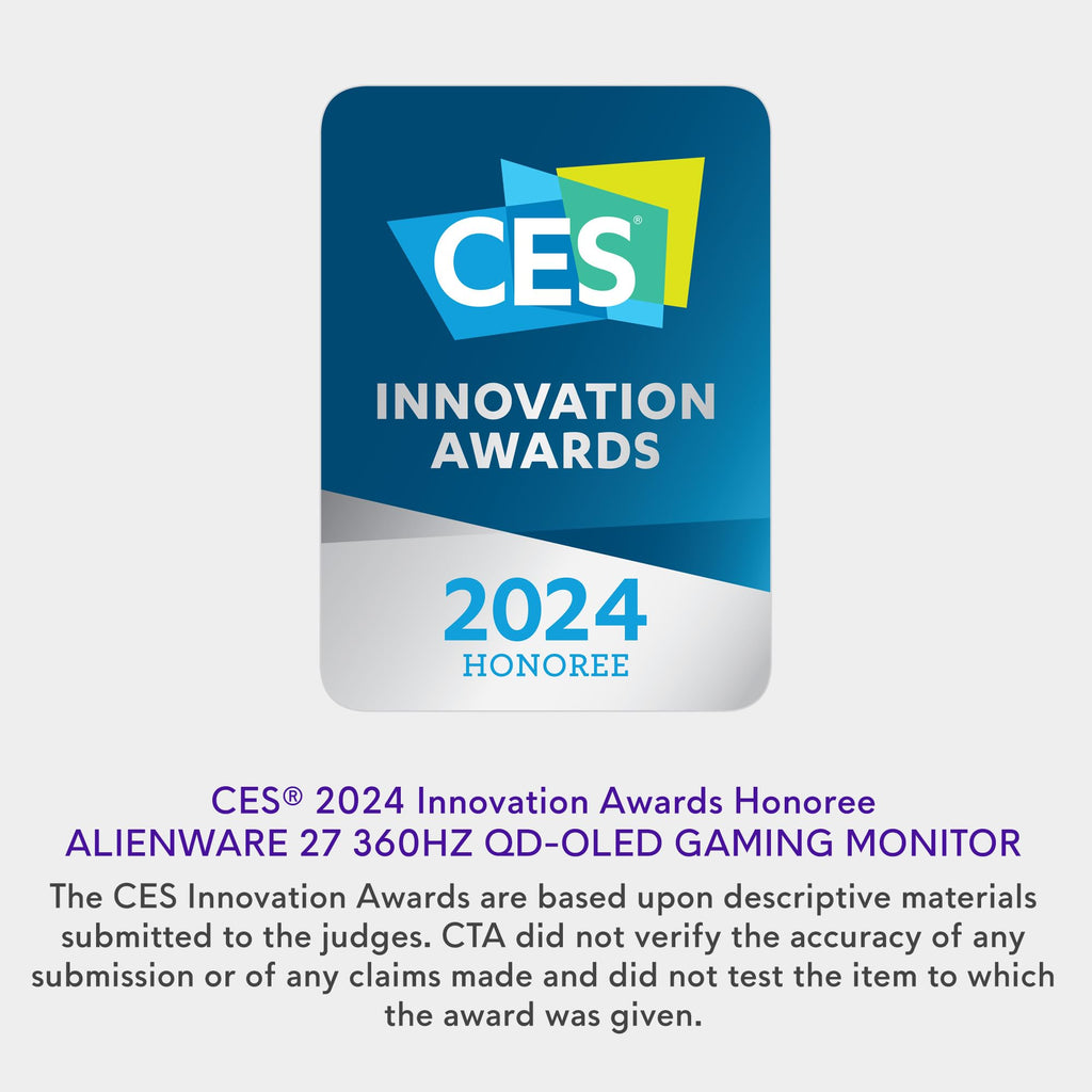 Alienware AW2725DF OLED Gaming Monitor - 26.7-inch Quantom-Dot WQHD (2560x1440) 360Hz 0.03Ms Display, AMD FreeSync Premium Pro, HDMI/DP/USB 3.2 Gen1, Height/Tilt/Swivel/Pivot Adjustability - Black (NEW)