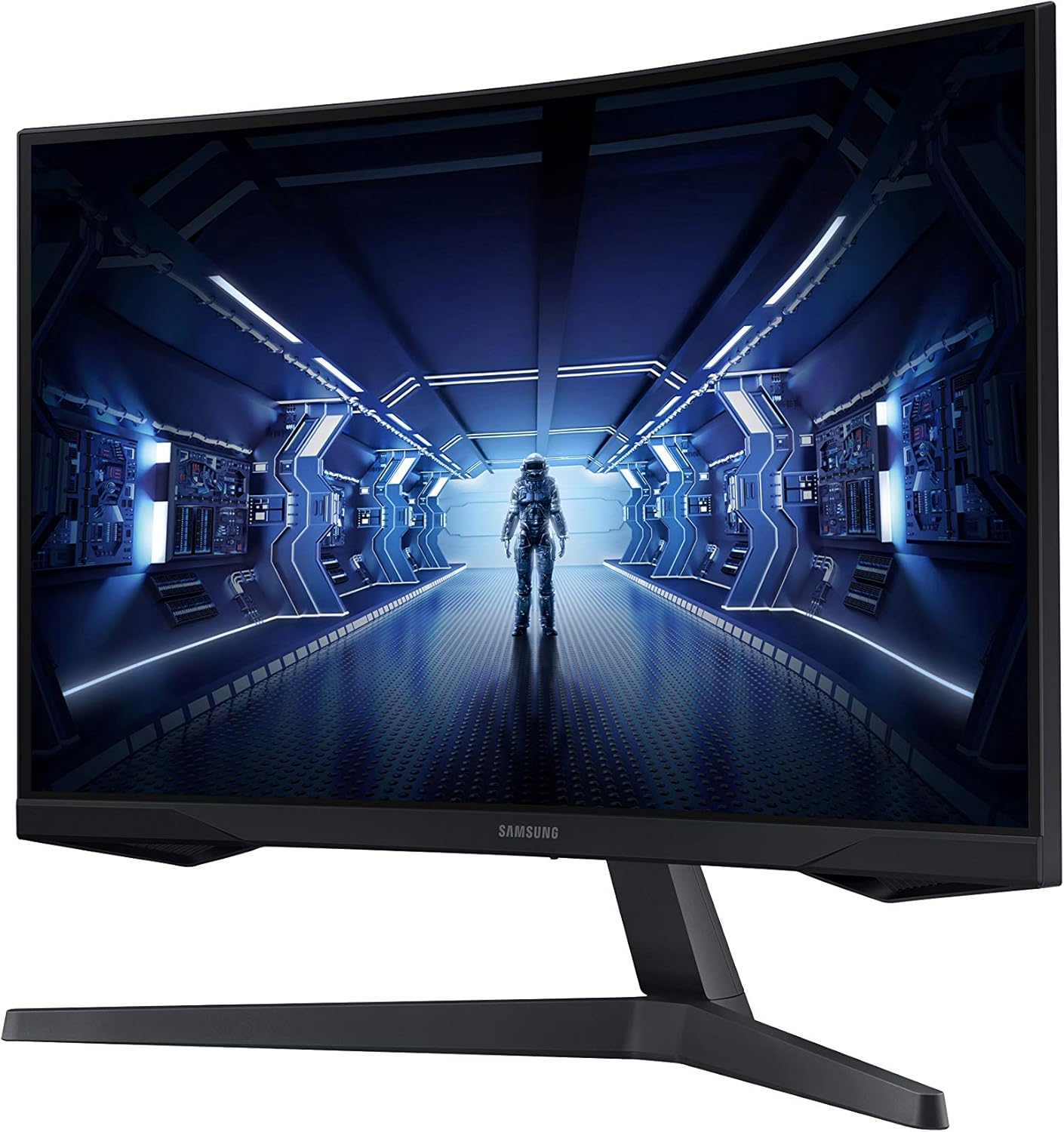Samsung 34' Odyssey G5 Ultra-Wide Gaming Monitor with 1000R Curved Screen, 165Hz, 1ms, FreeSync Premium, Large Display, Eye Comfort, Multiple Ports, WQHD, LC34G55TWWNXZA, Black (NEW)