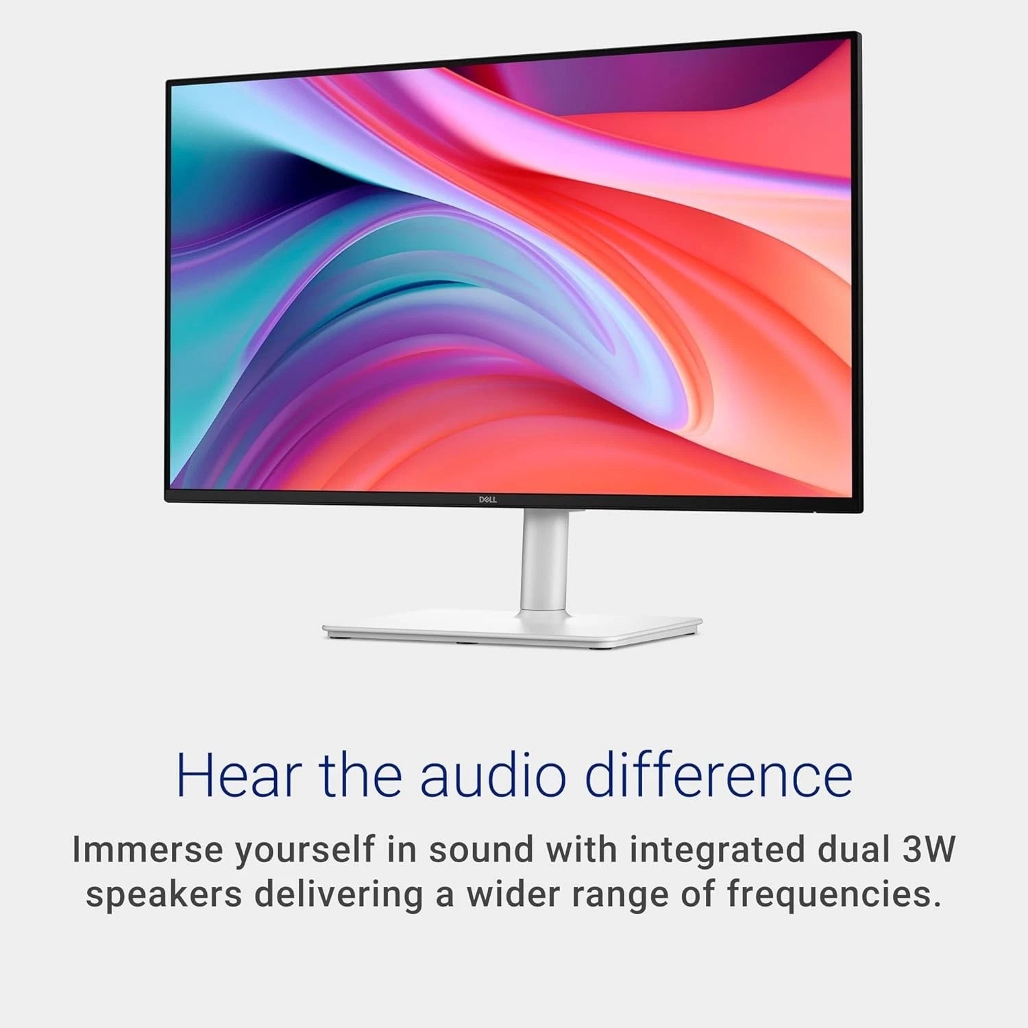 Dell 27 Plus Monitor - S2725HSM - 27-inch FHD (1920x1080) 144Hz 1ms Display, 2 x 3W Speakers, HDMI Connectivity, Height/Tilt/Pivot/Swivel Adjustability, AMD FreeSync - Ash White (NEW)