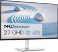 Dell S2725DS Monitor - 27 Inch, QHD (2560x1440) Display, 100Hz refresh rate, 1500:1 contrast ratio, TÜV Rheinland Eye comfort 4 Star,Integrated 2x5W speaker, Height/Tilt/Swivel/Pivot- Ash White color (NEW)