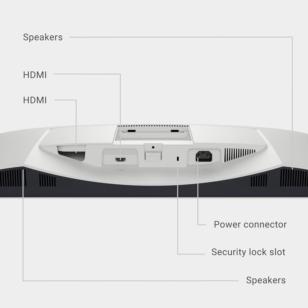 Dell S2725HS 27 Inch Monitor, FHD (1920x1080) Display, 100Hz Refresh Rate, 1500:1 Contrast Ratio, TÜV Rheinland Eye Comfort 4 Star, Integrated 2x5W Speaker, Height/Tilt/Swivel/Pivot- Ash White Color (NEW)